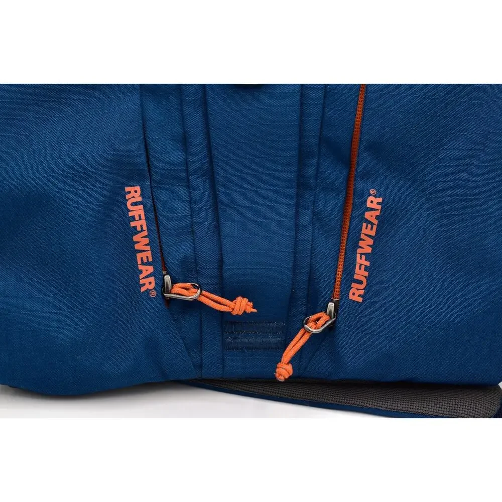 Ruffwear Switchback Dog Back Pack Harness Pockets Reflective Blue Moon S NWT